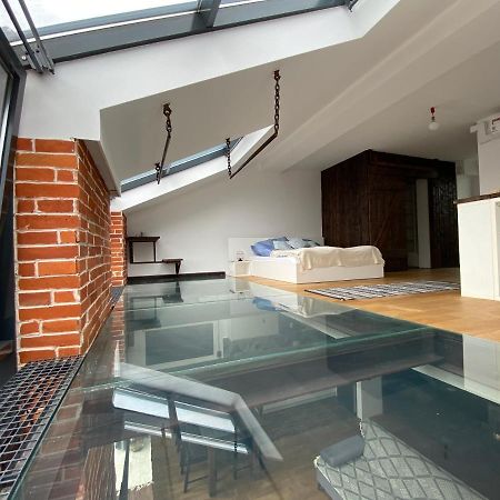 Wyjatkowy 2-Poziomowy Klimatyzowany Loft Appartement Łódź Buitenkant foto