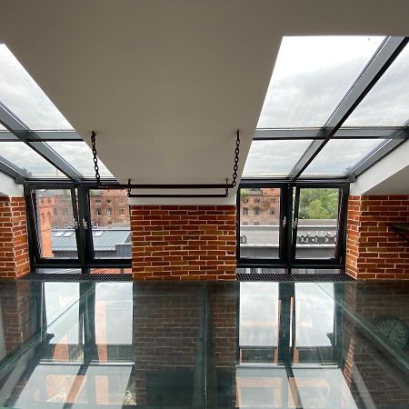 Wyjatkowy 2-Poziomowy Klimatyzowany Loft Appartement Łódź Buitenkant foto